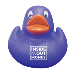 Purple Inside Out Money Duck
